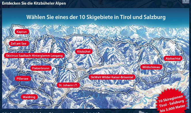 Крім катання в регіоні Ski Juwel можна купити загальний скі пас «Kitzbueheler Alpen All Star Card», за яким можна кататися в 10 регіонах