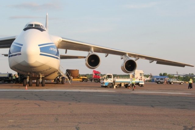 Аеропорт Благовєщенськ вперше прийняв АН - 124-100