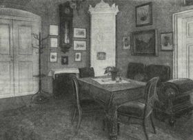 Кімната Тургенєва в Карлсбаді, Фото: відкритий джерело   Ось кілька витягів з листів, які він написав в 1873 р - 55-річний письменник тоді вперше приїхав до Карлових Вар