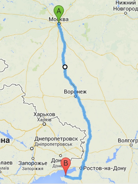 Щорічно тисячі людей в нашій країні відправляються в поїздку за маршрутом Москва-Єйськ на автомобілі