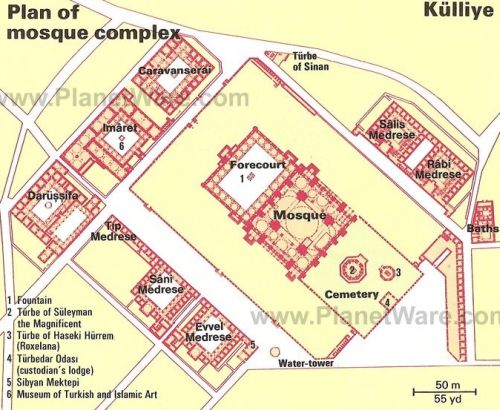 План комплексу Сулейманіє