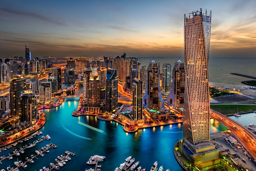 Нічний Дубай, ОАЕ