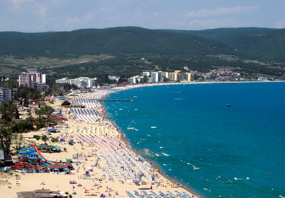 Курорт Сонячний берег - один з найбільших і найвідоміших болгарських курортів